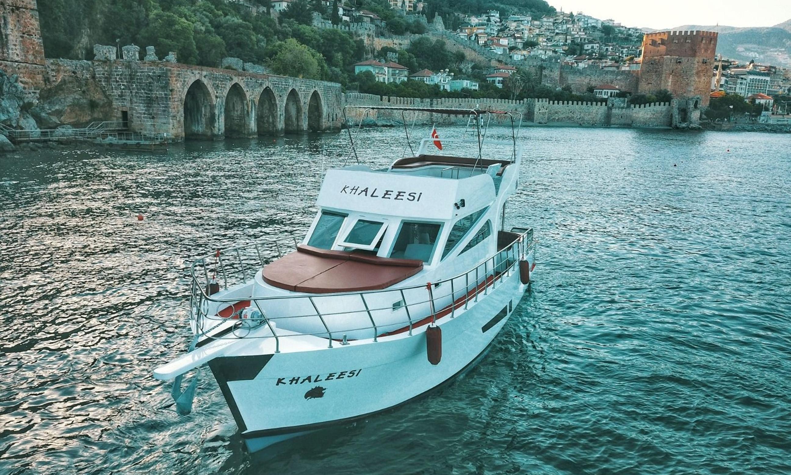 Alanya Yacht Tour | Private Yacht Rental & Boat Trip Experience Khaleesi yacht rental